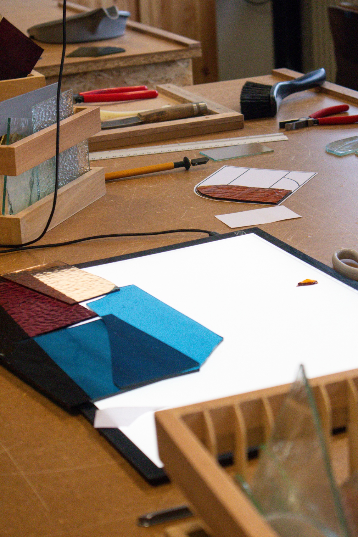 Aan het werk tijdens een workshop